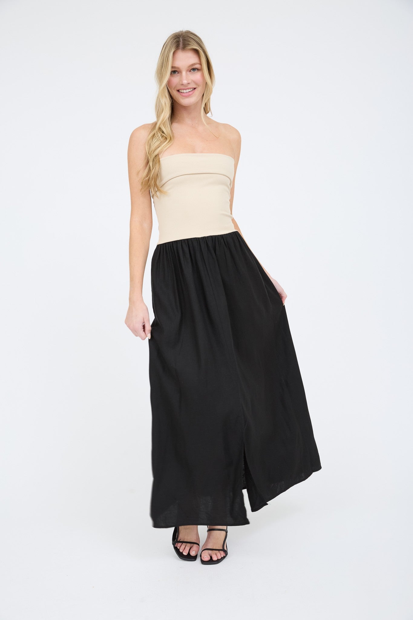 Strapless Maxi Dress