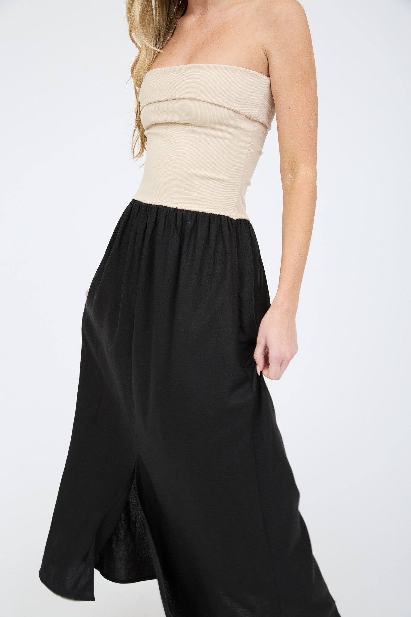 Strapless Maxi Dress