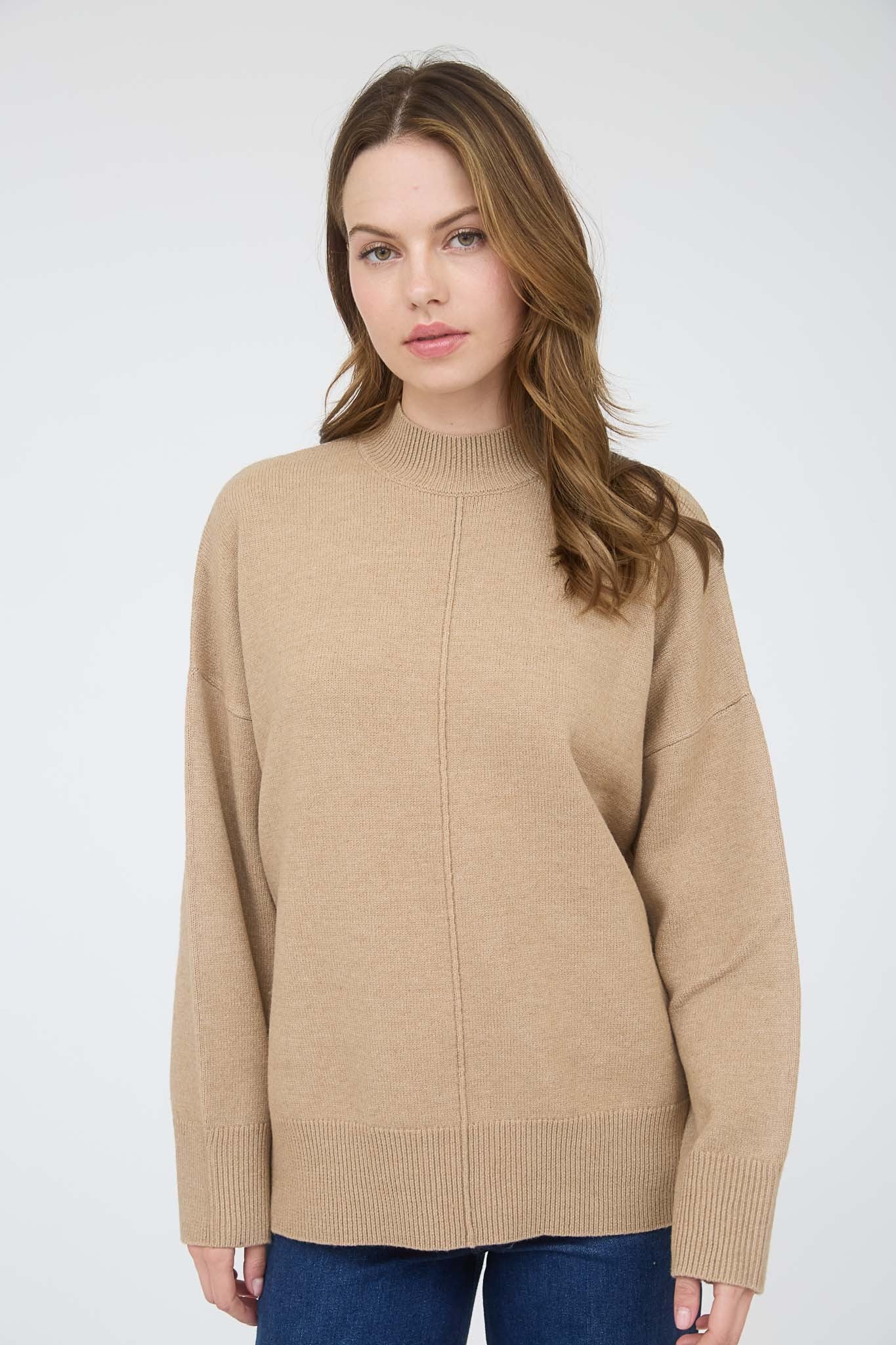 Front Seam Sweater