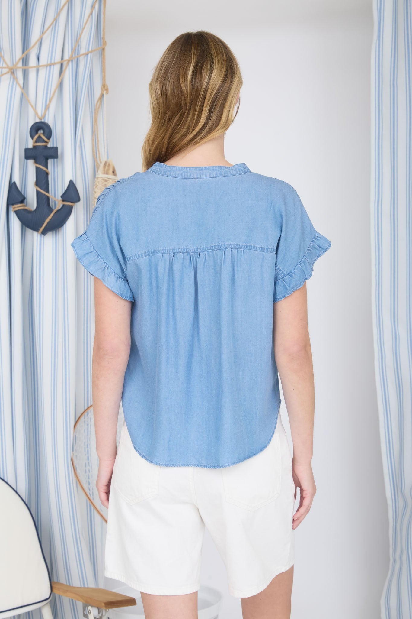 Chambray Top
