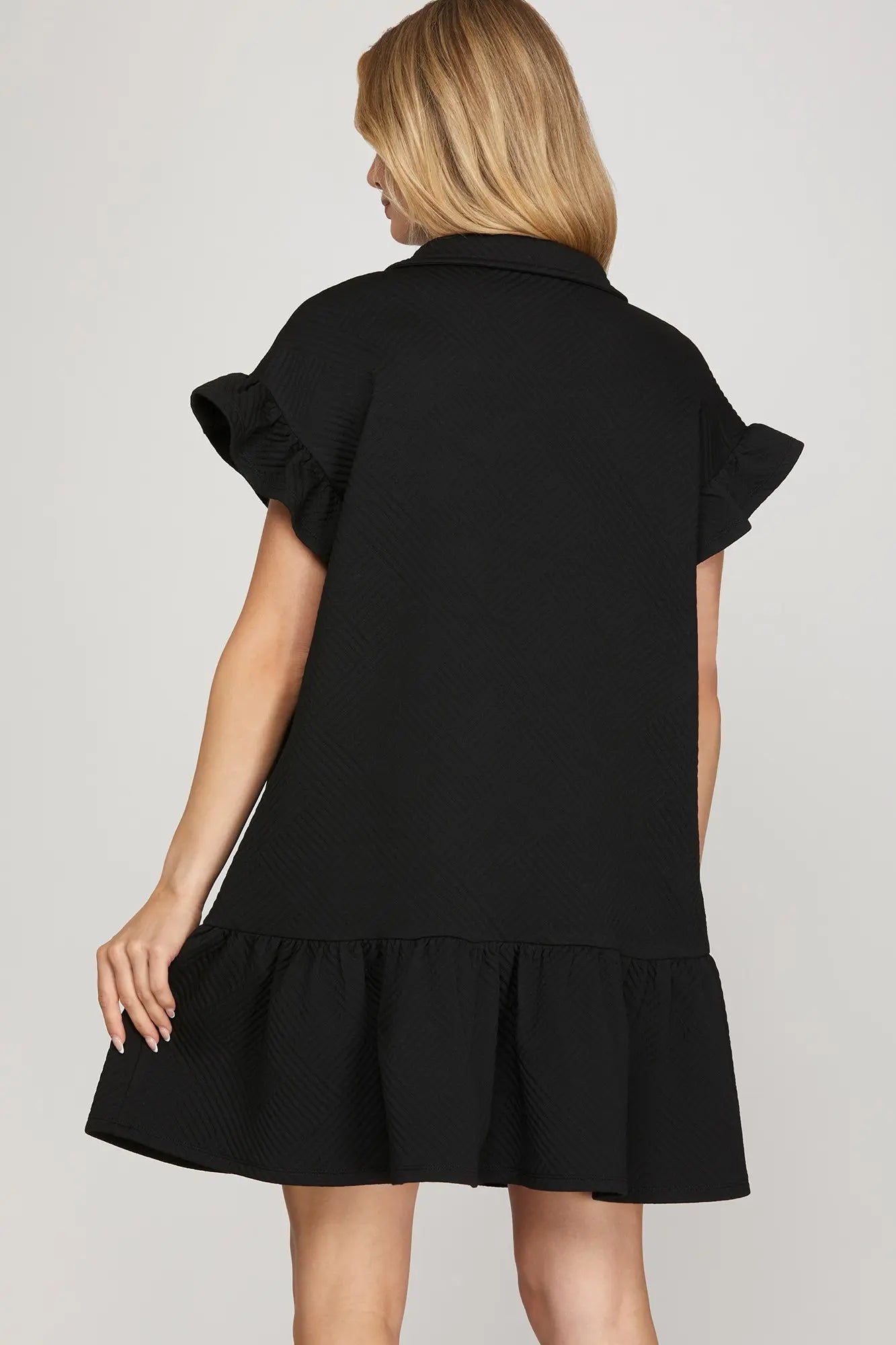 Quilted Stripe Dress