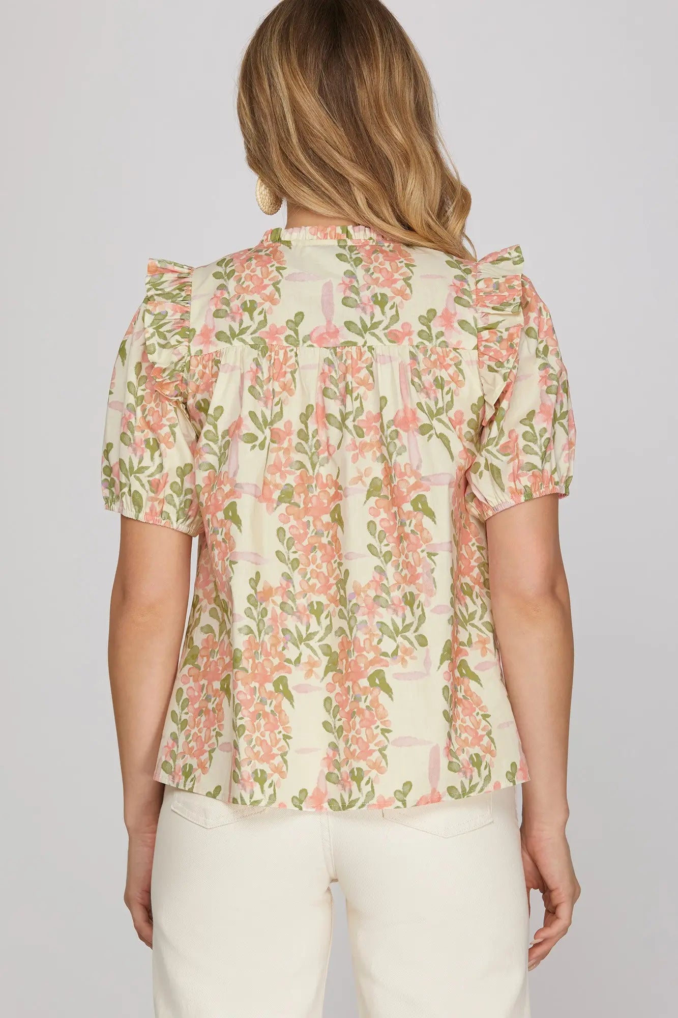 Rose Floral Top