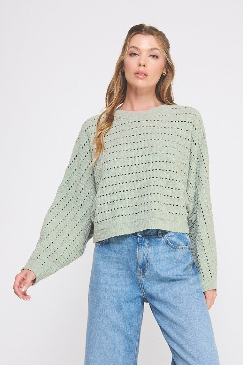 Sage Chenille Sweater