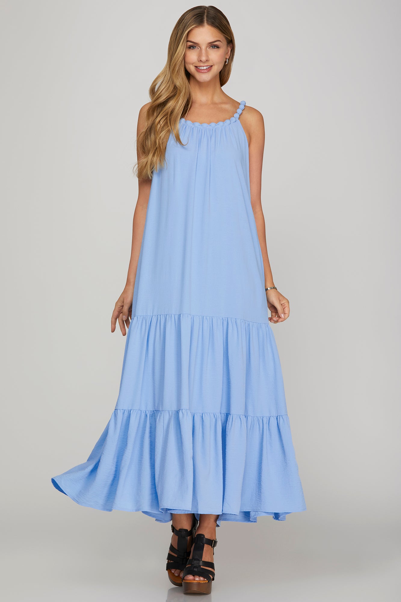 Bubbled Maxi Dress