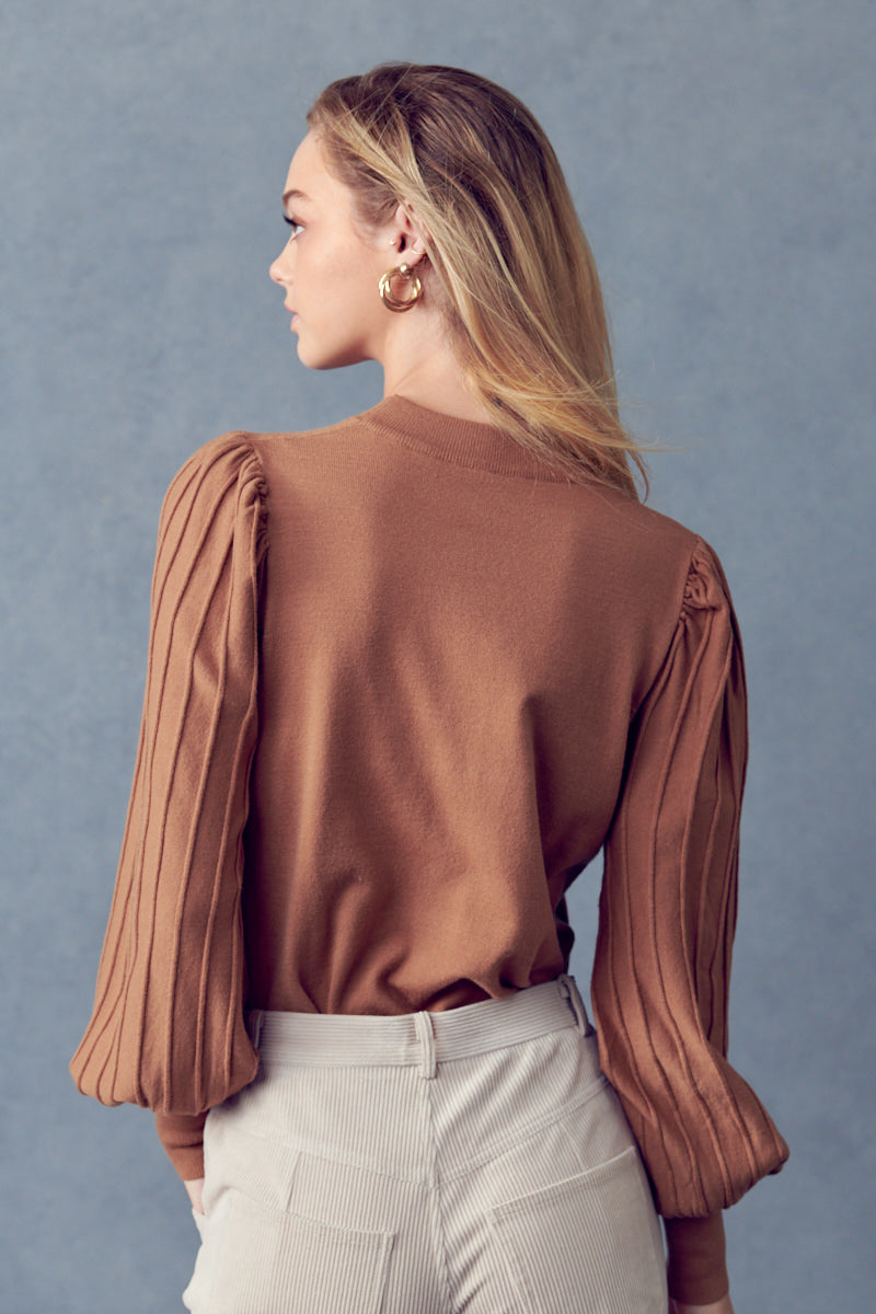 Statement Sleeve Sweater