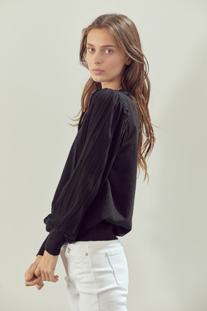 Statement Sleeve Sweater