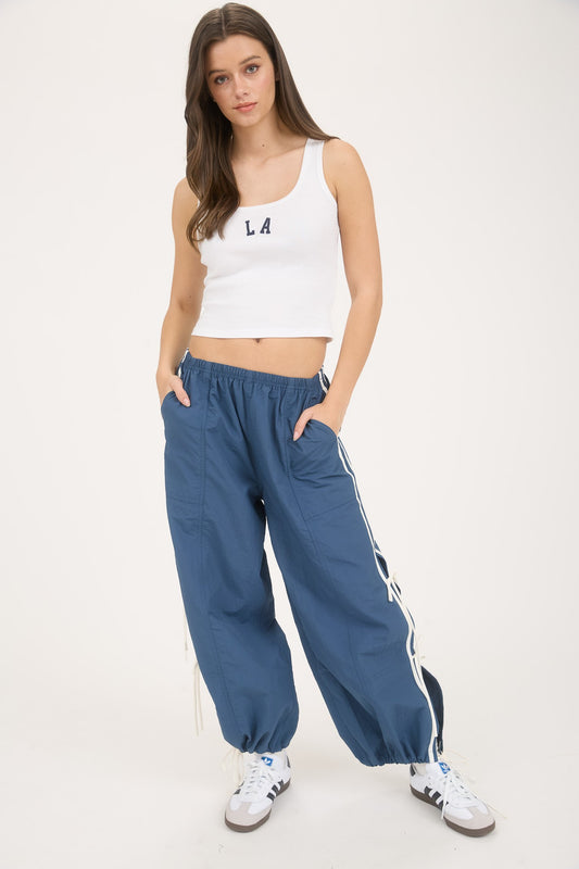 Side Tie Joggers