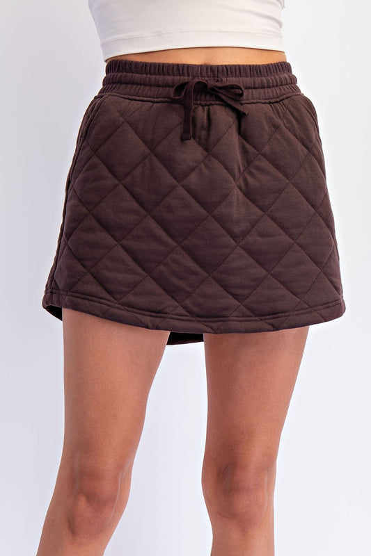 Quilted Athletic Skirt